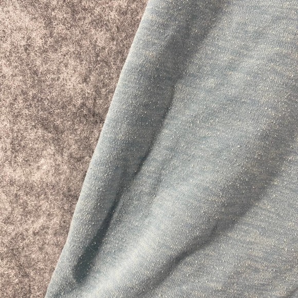 Outdoor Voices Sweatshirt Small Teal Blue OV Fleece 1/4 Zip Long Sleeve Pullover - Picture 8 of 8